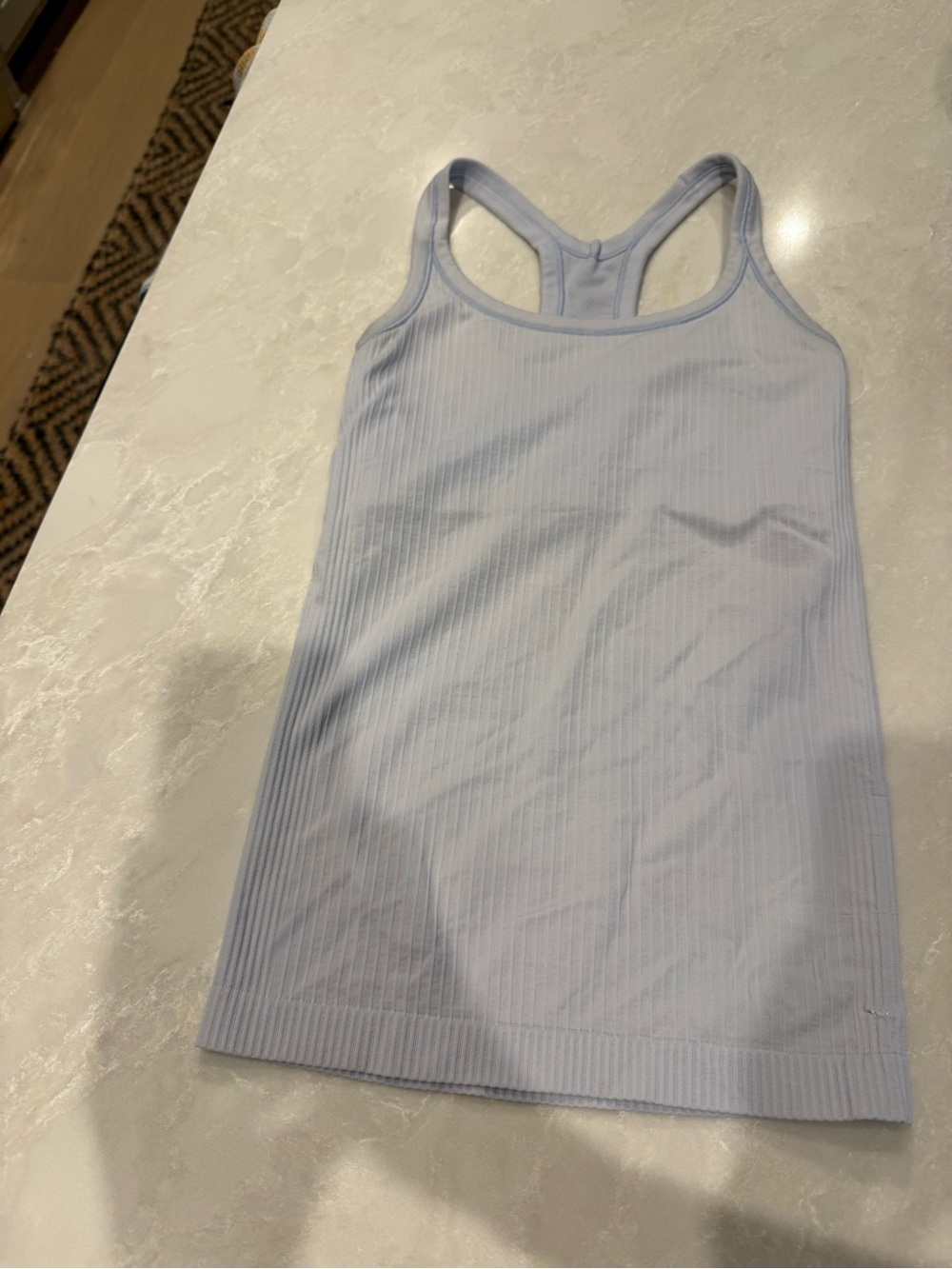 lululemon athletica Light Lavender Ribbed Racerback Tank